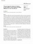 Research paper thumbnail of The geo-temporal evolution of violence in civil conflicts: A micro analysis of conflict diffusion on a new event data set