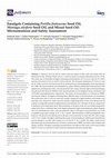 Research paper thumbnail of Emulgels Containing Perilla frutescens Seed Oil, Moringa oleifera Seed Oil, and Mixed Seed Oil: Microemulsion and Safety Assessment