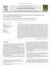 Research paper thumbnail of Urban settlements delimitation in low-density areas—An application to the municipality of Tomar (Portugal)