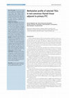 Research paper thumbnail of Methylation profile of selected TSGs in non-cancerous thyroid tissue adjacent to primary PTC