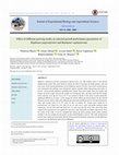 Research paper thumbnail of Effect of different growing media on selected growth performance parameters of Raphanus pugioniformis and Raphanus raphanistrum