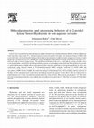 Research paper thumbnail of Molecular structure and optosensing behavior of di-2-pyridyl ketone benzoylhydrazone in non-aqueous solvents