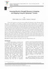 Research paper thumbnail of Assessing Reactive Strength Measures in Jumping and Hopping Using the Optojump™ System