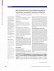 Research paper thumbnail of Effect of systemic steroids on post-tonsillectomy bleeding and reinterventions: meta-analysis of randomised controlled trials