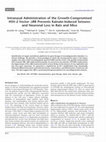 Research paper thumbnail of Intranasal Administration of the Growth-Compromised HSV-2 Vector ΔRR Prevents Kainate-Induced Seizures and Neuronal Loss in Rats and Mice