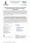 Research paper thumbnail of A avaliação da gestão de recursos humanos por meio do balanced scorecard em alinhamento ao planejamento estratégico organizacional