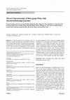 Research paper thumbnail of Flavor characteristics of rice-grape wine with starch-hydrolyzing enzymes