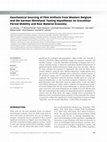 Research paper thumbnail of Geochemical Sourcing of Flint Artifacts from Western Belgium and the German Rhineland: Testing Hypotheses on Gravettian Period Mobility and Raw Material Economy