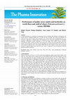 Research paper thumbnail of Performance of paddy straw mulch and herbicides on weeds flora and yield of wheat (Triticum aestivum L.) variety HD3086