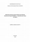 Research paper thumbnail of Elaboração da escala de valores olímpicos para esportes eletrônicos em equipe (EVOEEE-51) - a importância dos valores nos eSports