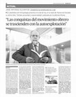 Research paper thumbnail of Entrevista en el diario Granada Hoy