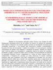 Research paper thumbnail of Modelos Ecomorfológicos Para Vertebrados Arborícolas: O Caso Do Marsupial Philander Frenata