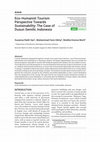 Research paper thumbnail of Eco-humanist Tourism Perspective Towards Sustainability: The Case of Dusun Semilir, Indonesia