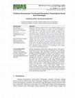 Research paper thumbnail of Penilaian Kenyamanan Termal pada Ruang Baca Perpustakaan Umum Kota Pekalongan