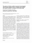 Research paper thumbnail of The patterns of reflux can affect regression of non-dysplastic and low-grade dysplastic Barrett’s esophagus after medical and surgical treatment: a prospective case–control study