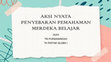 Research paper thumbnail of MERDEKA BELAJAR