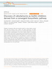 Research paper thumbnail of Discovery of cahuitamycins as biofilm inhibitors derived from a convergent biosynthetic pathway