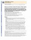 Research paper thumbnail of Marriage and the Risk of Incident HIV Infection in Rakai, Uganda