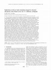 Research paper thumbnail of Implications of diverse fault orientations imaged in relocated aftershocks of the Mount Lewis,ML5.7, California, earthquake