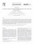 Research paper thumbnail of Giving from a distance: Putting the charitable organization at the center of the donation appeal