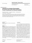 Research paper thumbnail of Vitamin E in Atopic Dermatitis: From Preclinical to Clinical Studies