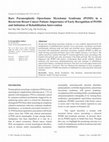 Research paper thumbnail of Rare Paraneoplastic Opsoclonus Myoclonus Syndrome (POMS) in a Recurrent Breast Cancer Patient: Importance of Early Recognition of POMS and Initiation of Rehabilitation Intervention