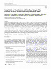 Research paper thumbnail of Heavy Metals and Trace Elements in Whole-Blood Samples of the Fishermen in Turkey: The Fish/Ermen Heavy Metal Study (FHMS)