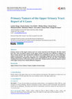 Research paper thumbnail of Primary Tumors of the Upper Urinary Tract: Report of 4 Cases