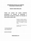 Research paper thumbnail of Analysis of the projects of Brazilian Federal Units' capitals in the Program of Qualification and Structuring of Labor and Education Management of SUS 2006-2009