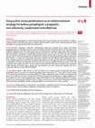 Research paper thumbnail of Doxycycline versus prednisolone as an initial treatment strategy for bullous pemphigoid: a pragmatic, non-inferiority, randomised controlled trial