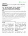 Research paper thumbnail of Oral teicoplanin for successful treatment of severe refractory Clostridium difficile infection