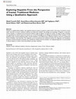 Research paper thumbnail of Exploring Hepatitis From the Perspective of Iranian Traditional Medicine: Using a Qualitative Approach