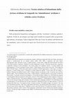 Research paper thumbnail of Notula" relativa al bifrontismo della fortuna ovidiana in Leopardi: tra 'rimembranze' ovidiane e critiche contra Ovidium