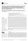 Research paper thumbnail of The Effect of Intensity-Modulated Radiotherapy to the Head and Neck Region on the Oral Innate Immune Response and Oral Microbiome: A Prospective Cohort Study of Head and Neck Tumour Patients