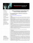 Research paper thumbnail of Analysis of management of supracondylar femur fracture by locking compression plate