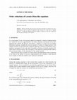 Research paper thumbnail of Order reductions of Lorentz - Dirac-like equations