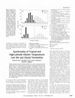 Research paper thumbnail of Synchroneity of Tropical and High-Latitude Atlantic Temperatures over the Last Glacial Termination