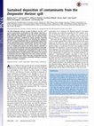 Research paper thumbnail of Sustained deposition of contaminants from the Deepwater Horizon spill