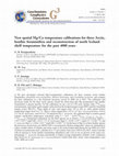 Research paper thumbnail of New spatial Mg/Ca-temperature calibrations for three Arctic, benthic foraminifera and reconstruction of north Iceland shelf temperature for the past 4000 years