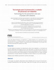 Research paper thumbnail of Tecnología para la prevención y cuidado de personas con diabetes