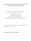 Research paper thumbnail of Spirituality in Entrepreneurship from Islamic Perspectives: A Conceptual Analysis on the Effects on Entrepreneurial Motivation and Social Responsibility Spirituality in Entrepreneurship from Islamic Perspectives: A Conceptual Analysis on the Effects on En