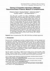 Research paper thumbnail of Gaining of Competitive Advantage of Malaysian Telecommunication Products: Measure of Competitiveness