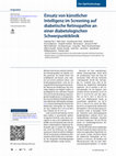 Research paper thumbnail of Einsatz von künstlicher Intelligenz im Screening auf diabetische Retinopathie an einer diabetologischen Schwerpunktklinik