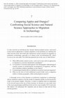 Research paper thumbnail of Comparing Apples and Oranges. Confronting Anthropological and Natural Scientific Approaches to Migration in Archaeology.