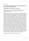 Research paper thumbnail of Aesthetic impact of Brigittea civica webs on historical buildings in the downtown district of Turin ( NW Italy )