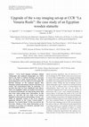 Research paper thumbnail of Upgrade of the x-ray imaging set-up at CCR &quot;La Venaria Reale&quot;: The case study of an Egyptian wooden statuette