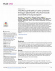 Research paper thumbnail of The efficacy and safety of cardio-protective therapy in patients with 5-FU (Fluorouracil)-associated coronary vasospasm