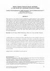 Research paper thumbnail of Defect Reduction by DMAIC Method: A Case Study of a Jewelry Manufacturer