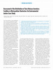 Research paper thumbnail of Assessment of the Distribution of Toxic Release Inventory Facilities in Metropolitan Charleston: An Environmental Justice Case Study