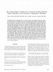 Research paper thumbnail of The current impact of entry-level associate and baccalaureate degree education on the diversity of respiratory therapists